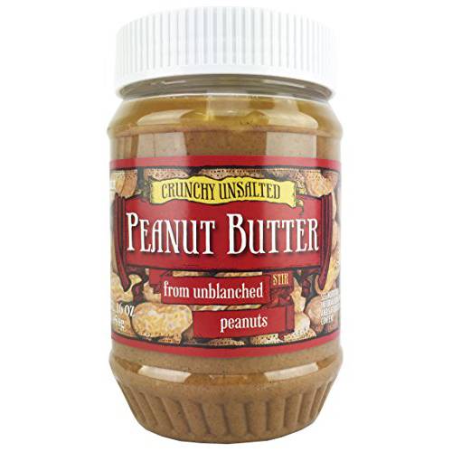 Trader Joe’s Crunchy Unsalted Peanut Butter From Unblanched Peanuts