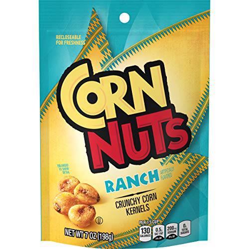 Corn Nuts Ranch Crunchy Corn Kernels (7 oz Bags, Pack of 12)