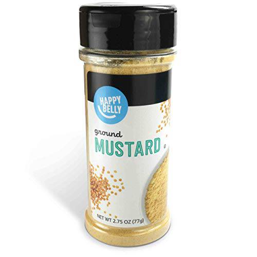 Amazon Brand - Happy Belly Ground Mustard, 2.75 Ounces