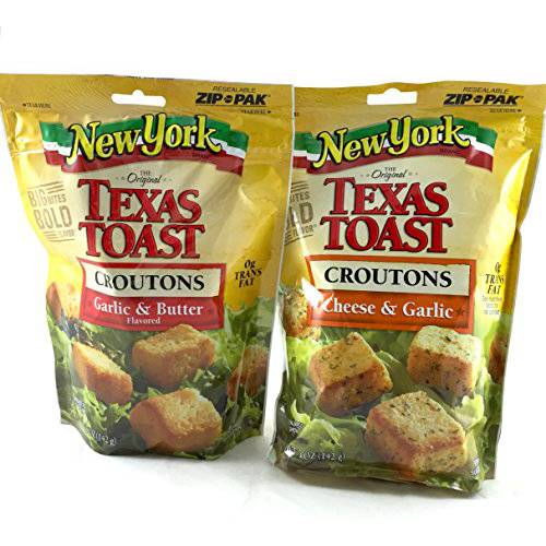 Texas Toast Croutons: Cheese & Garlic, Garlic & Butter