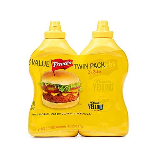 French’s Classic Yellow Mustard Big Value Twin Pack - 2 Count (30 oz.) - SET OF 1
