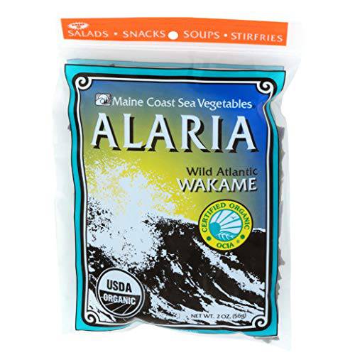 Alaria Whole Leaf 2 oz Bag -Wild Atlantic Wakame - Organic