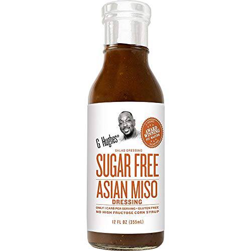 G Hughes Sugar Free Asian Miso Dressing (3 Pack) | Miso Salad Dressing