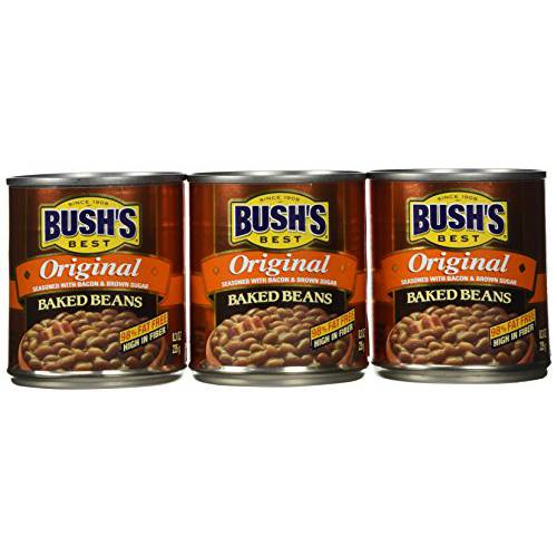 Bush’s Best Baked Beans Original Seasoned with Bacon & Brown Sugar 8.3 OZ (6)