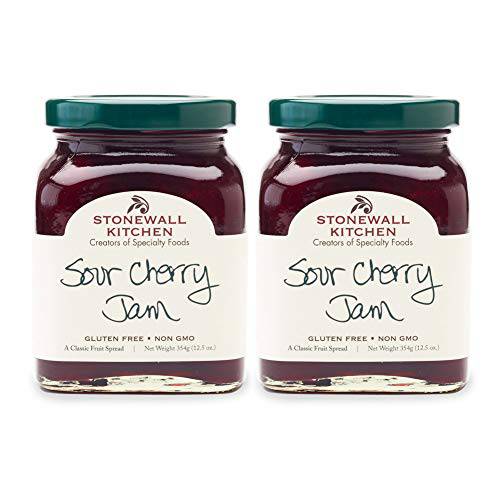 Stonewall Kitchen Sour Cherry Jam, 12.5 Ounces (Pack of 2)