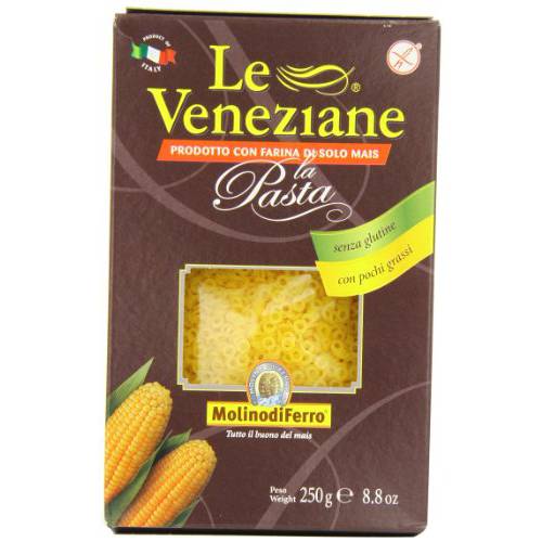 Le Veneziane - Italian Anellini Pastina [Gluten-Free], (4)- 8.8 oz. Pkgs