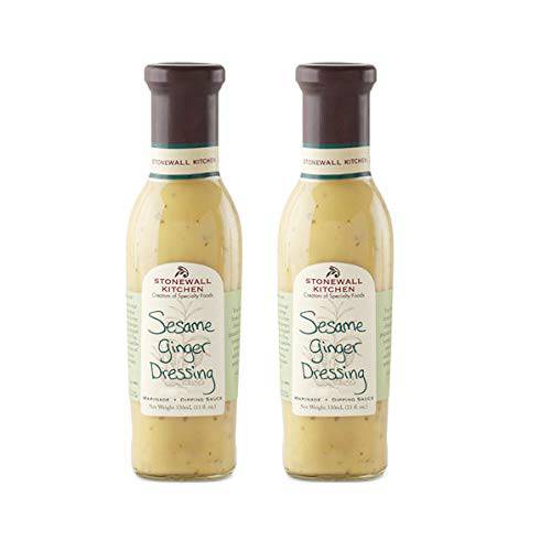 Stonewall Kitchen Sesame Ginger Dressing, 11 Ounces (Pack of 2)