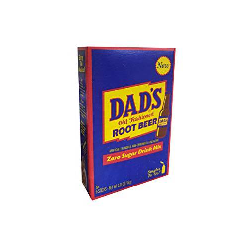 Dad’s Old Fashion Rootbeer Singles To Go Drink Mix, 0.53 OZ, 6 CT (3)