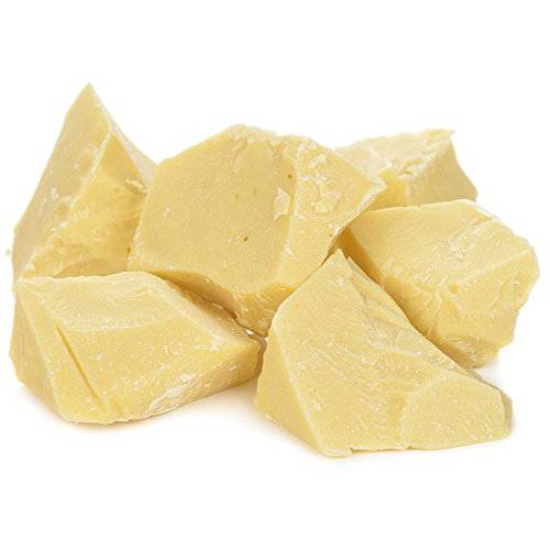 Raw Organic Cocoa Butter Chunks by Its Delish, 5 lbs (80 Oz) Bulk | 100% Natural Cocoa Butter for Soap and Chocolate Making