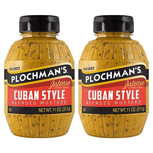 Plochman’s Cuban Style Mustard 11 Ounces (2 Pack)