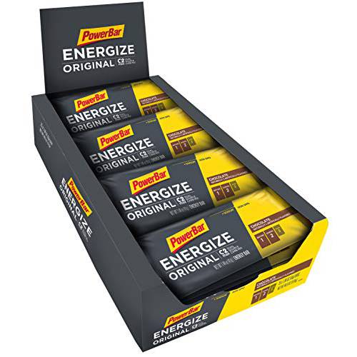 PowerBar Energize Original – ‘The Original’ Energy Bar for Endurance & Team Sports Athletes – Fueling Champions for 30+ years: 25 x 55g Bars - Chocolate