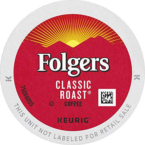 Folgers Classic Roast Medium Roast Coffee, 192 Keurig K-Cup Pods