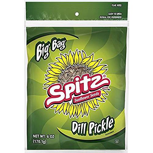 Spitz Dill Pickle Sunflower Seeds, 6 - Ounce (Pack of 9)