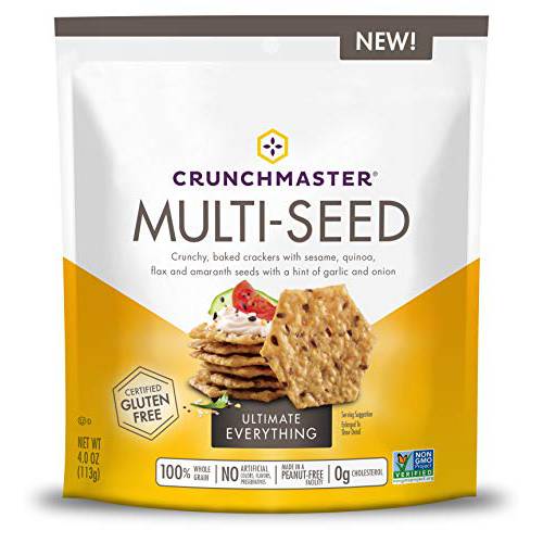 Crunchmaster Multi-Seed Crackers, Ultimate Everything, 4 Ounce