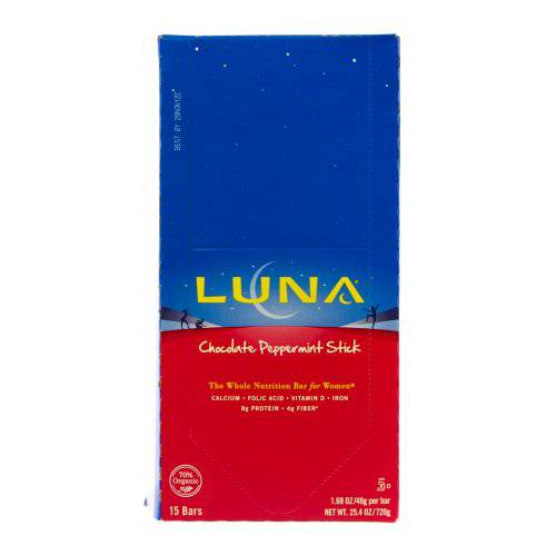 Cliff Bar Luna Bar, Og, Choc Pepprmnt, 1.69-Ounce (Pack of 15)