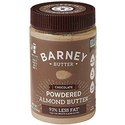 BARNEY Powdered Almond Butter, Chocolate, Paleo Friendly, KETO, Non-GMO, Skin-Free, 8 Ounce