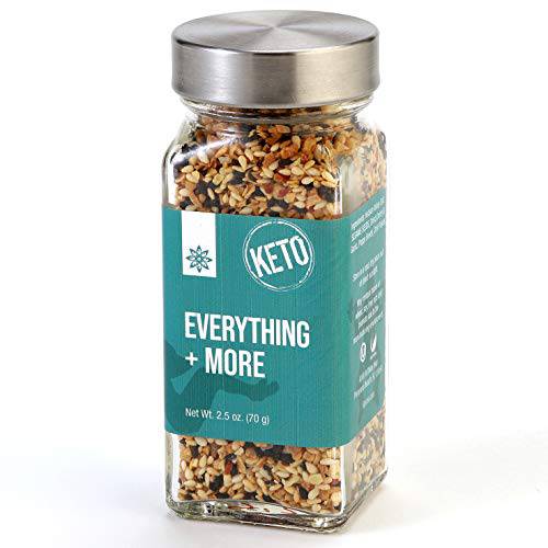 The Spice Lab Everything Bagel Seasoning – 2.5 oz French Jar - Premium Gourmet PALEO and KETO Approved Spice - The Perfect Everything Seasoning - Popcorn Seasoning Blend - 7079