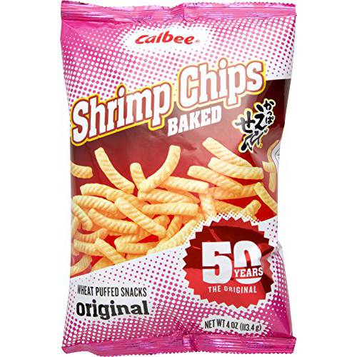 Calbee Shrimp Chips Original, 4 oz (Pack of 3)