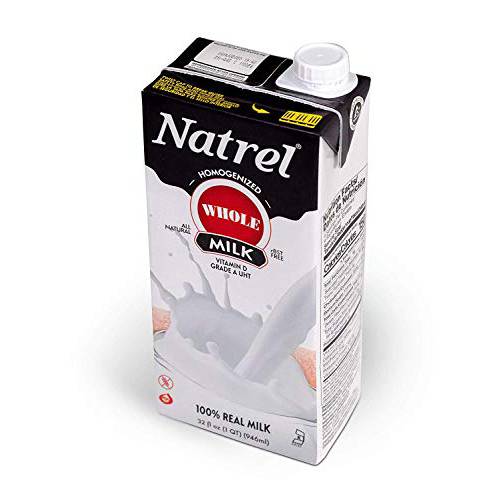 Natrel Whole Milk, 32 Oz, 12Count