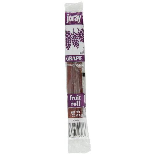 Joray Fruit Roll, Grape, 1-Ounce Units (Pack of 48)