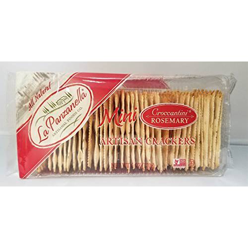 La Panzanella Rosemary Croccantini Crackers 6 oz each (1 Item Per Order)