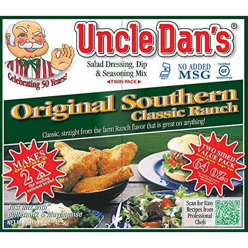 Uncle Dan’s, Original Classic Ranch | Twins Case – 12 Count (Pack of 1)