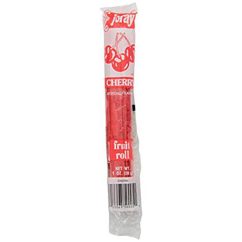 Joray Fruit Roll, Cherry, 1-Ounce Units (Pack of 48)