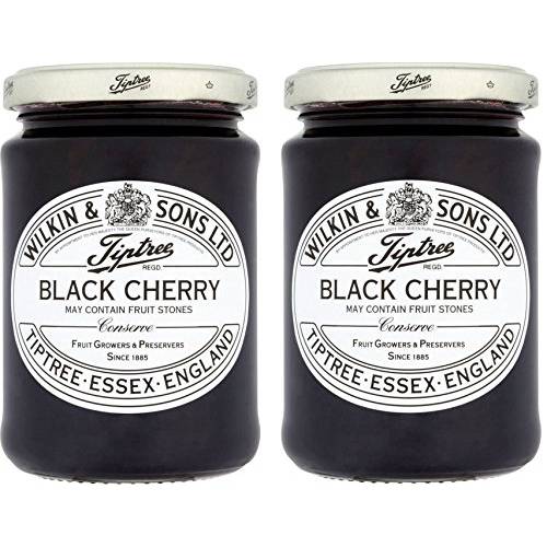 Tiptree Jams Black Cherry Preserve 12oz (Pack of 2)