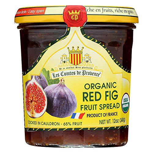 Fig Jam Spread USDA Organic Preserve – 12 oz / 340 g – Made in France Traditional Jam Non GMO Gluten Free