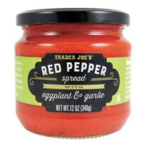 Trader Joe’s Red Pepper Spread with Eggplant and Garlic NET WT. 12 OZ (340g)