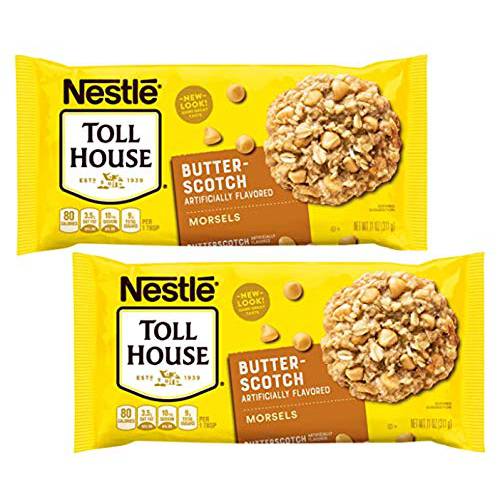 Nestle Toll House Butterscotch Morsels Chips for Baking, Toppings - 2 Pk (22 oz)