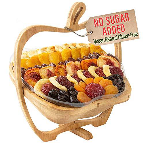 Dried Fruit Gift Basket - Healthy Huge Assortment of Dried Fruit - Gourmet Holiday Gift - Great for Birthday, Anniversary, Sympathy, Corporate Tray, Mom, Dad - Oh Nuts
