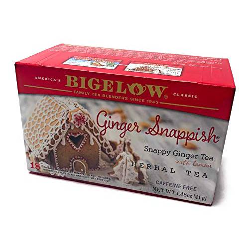Bigelow Ginger Snappish Herb Tea 18 ct Tea Bag