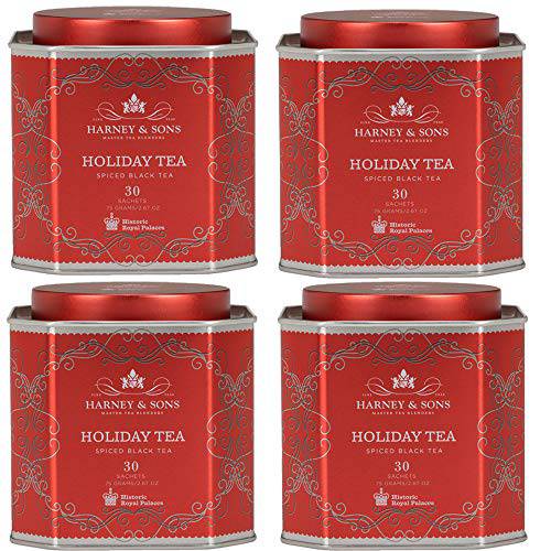 Harney & Sons Holiday Tea, 30 Count (Pack of 4)