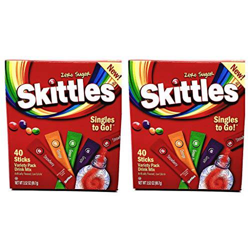 Skittles Singles To Go Variety Pack, 40 CT
