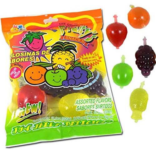 DinDon JU-C Jelly Fruity Snacks Made Famous on TikTok 4 Pack
