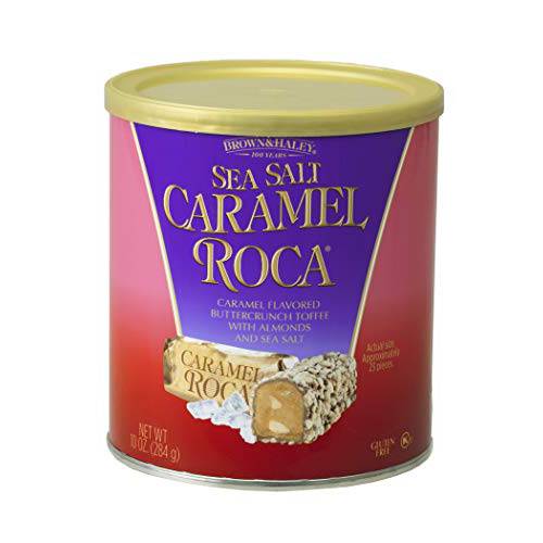 Almond Roca Sea Salt Caramel Roca Canister 10 oz