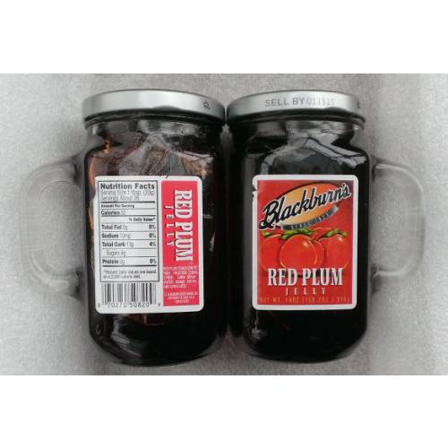 Blackburn’s Red Plum Jelly in Reusable Glass Cups (2 Pack)