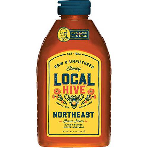 Local Hive, Raw and Unfiltered Honey , 100% U.S. Northeast Blend, 40oz