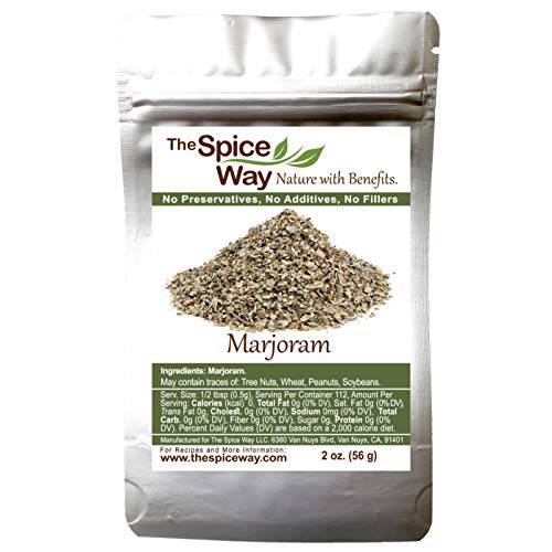 The Spice Way Marjoram Leaves - ( 2 oz ) pure ground dried leaf