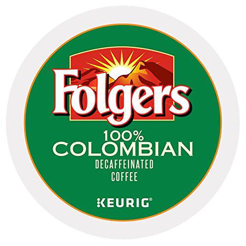 Folgers 100 Percent Colombian Decaf Coffee Keurig K-cup pods (24 Count)