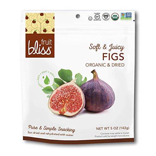 Organic Turkish Figs Dried Fruit Snacks 6 Pack 5oz