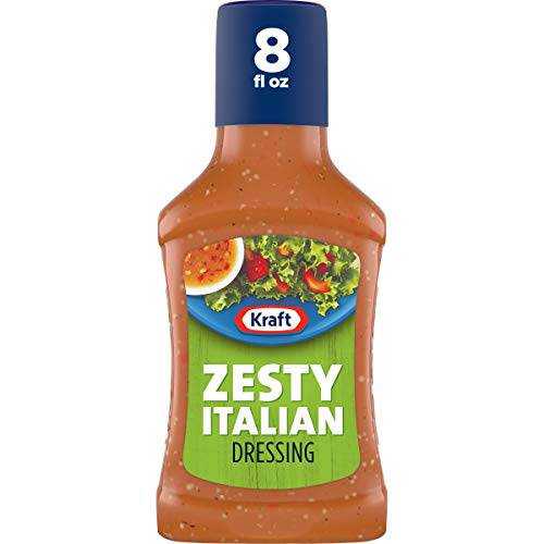 Kraft Zesty Italian Salad Dressing (8 fl oz Bottles, Pack of 9)