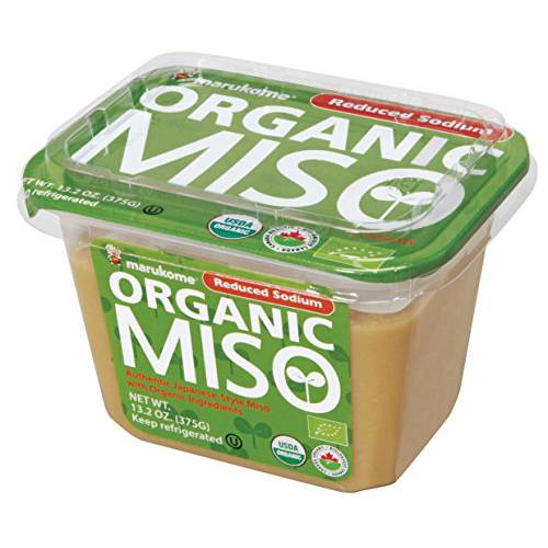 Marukome Organic Broth, Reduced Sodium Miso, 13.2 Ounce