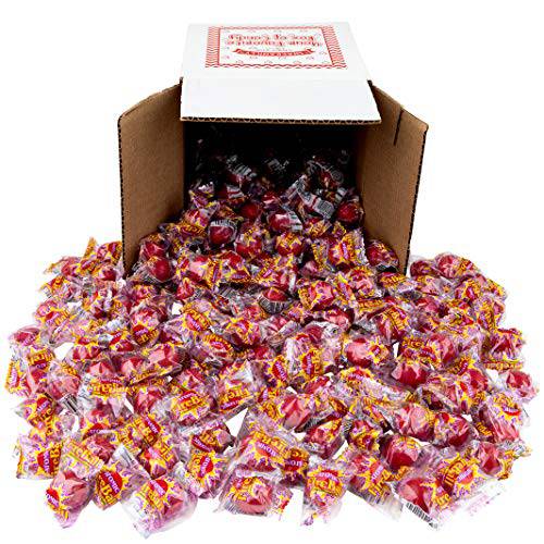 Atomic Fireballs Bulk 3 Pound Box - Medium Sized - Red Hot Cinnamon Candy Balls - Wrapped Candy Packed by Snackadilly