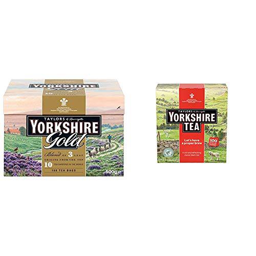 Taylors of Harrogate Yorkshire Gold, 160 Teabags & Yorkshire Red, 100 Teabags