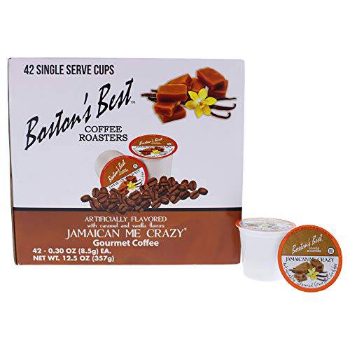 Boston’s Best Single Serve K-Cup Coffee, Jamaican Me Crazy, 42 Count (Compatible with 2.0 Keurig Brewers)
