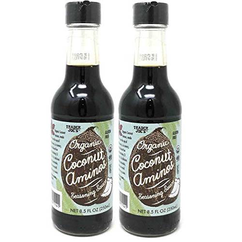 Trader Joe’s Organic Coconut Aminos Seasoning Sauce 8.5 oz Bottle Sauce - 2-Pack