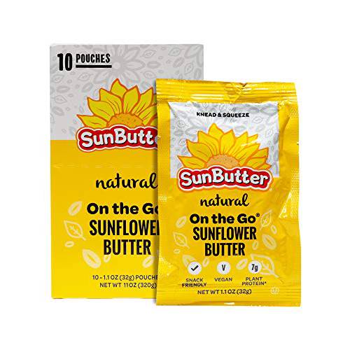 SunButter Sunflower Butter Natural 1.1oz Pouches - 30 ct, 30Count (Pack Of 30)
