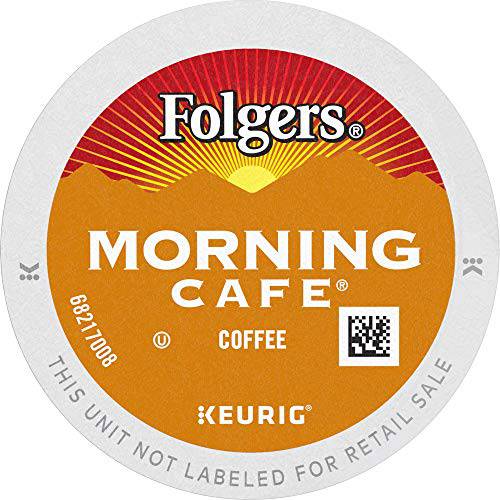 Folgers Morning Café Mild Roast Coffee, 12 Keurig K-Cup Pods